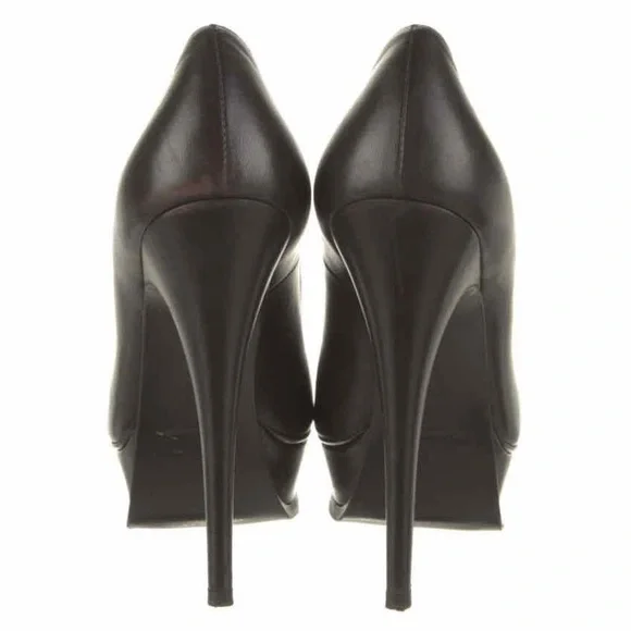 YSL | Brown Leather Pumps - Picture 4 of 5